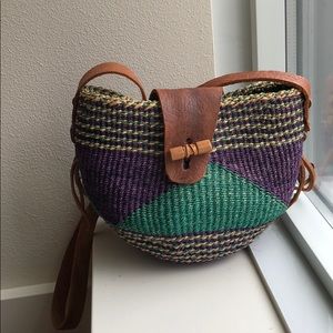 Handmade straw bag